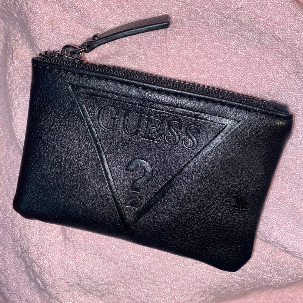 Guess coin purse keychain wallet